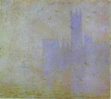 Haga click para ver la imagen ampliada seagulls (the thames_ houses of parliament.jpg